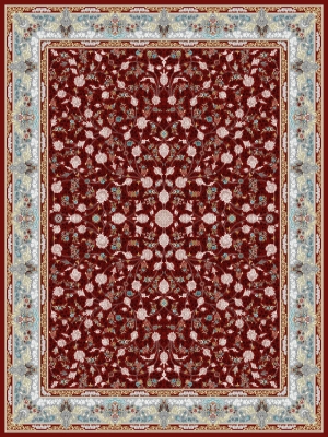 فرش 700 شانه رنگی کد 2296 فردین